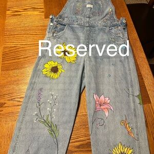 Handpainted Overalls